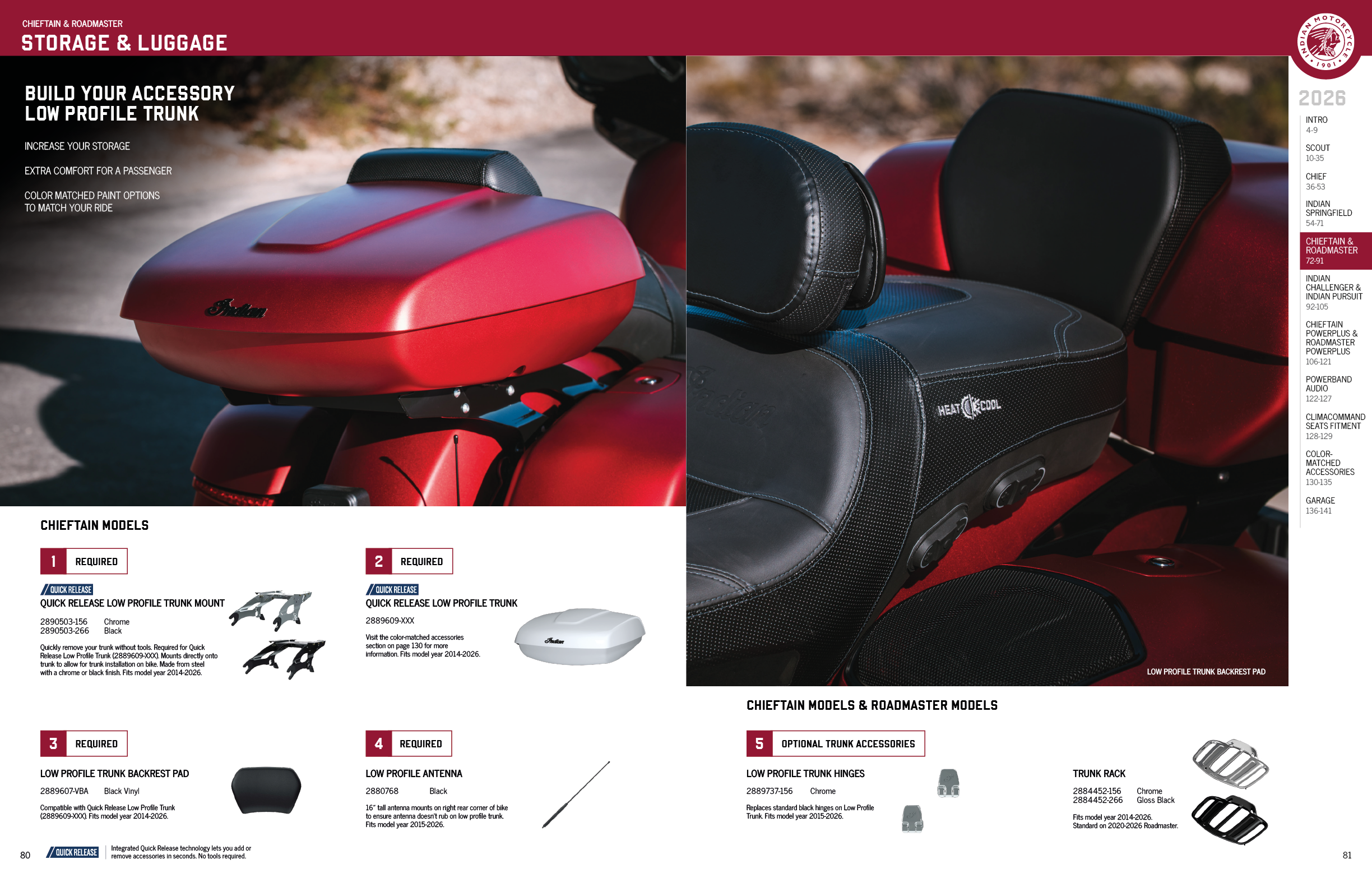 A red and black motorcycle seat is shown in a magazine ad. AI generated content
